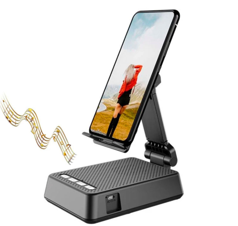 SOPORTE PARA TELEFONO CON ALTAVOZ REVISAR#NEGRO