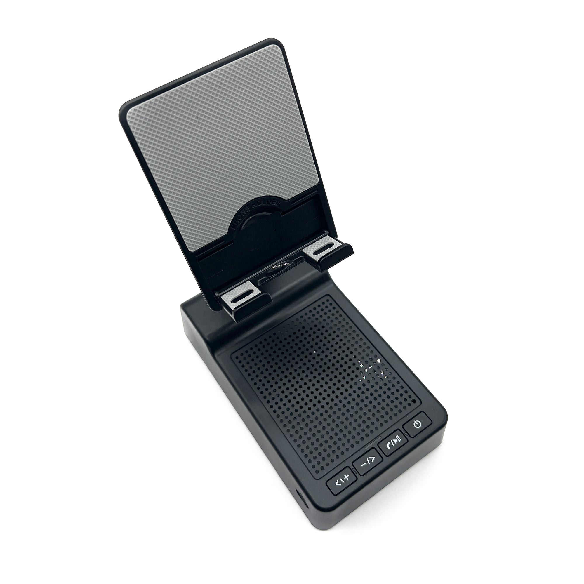 Soporte para celular con parlante bluetooth integrado