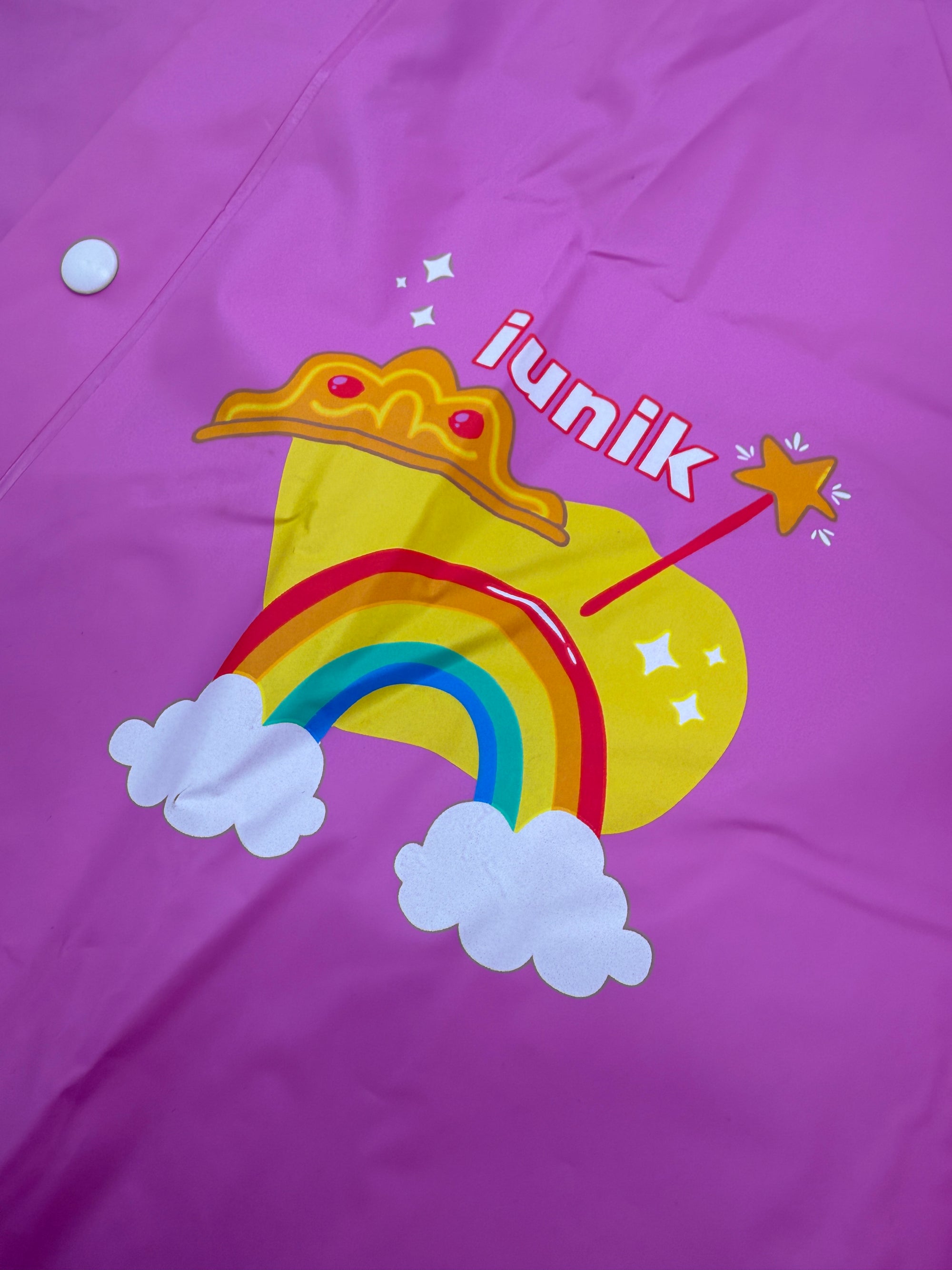 Piloto de lluvia infantil de princesas y unicornios
