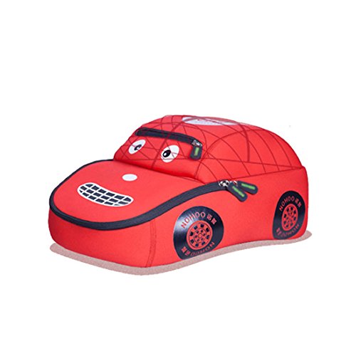 MOCHILA INFANTIL AUTO 3D – DIVERTIDA, IMPERMEABLE Y ESPACIOSA