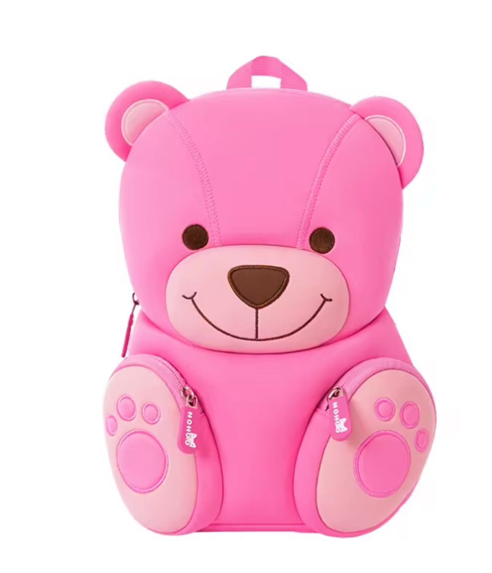 MOCHILA INFANTIL OSO 3D – IMPERMEABLE Y CÓMODA