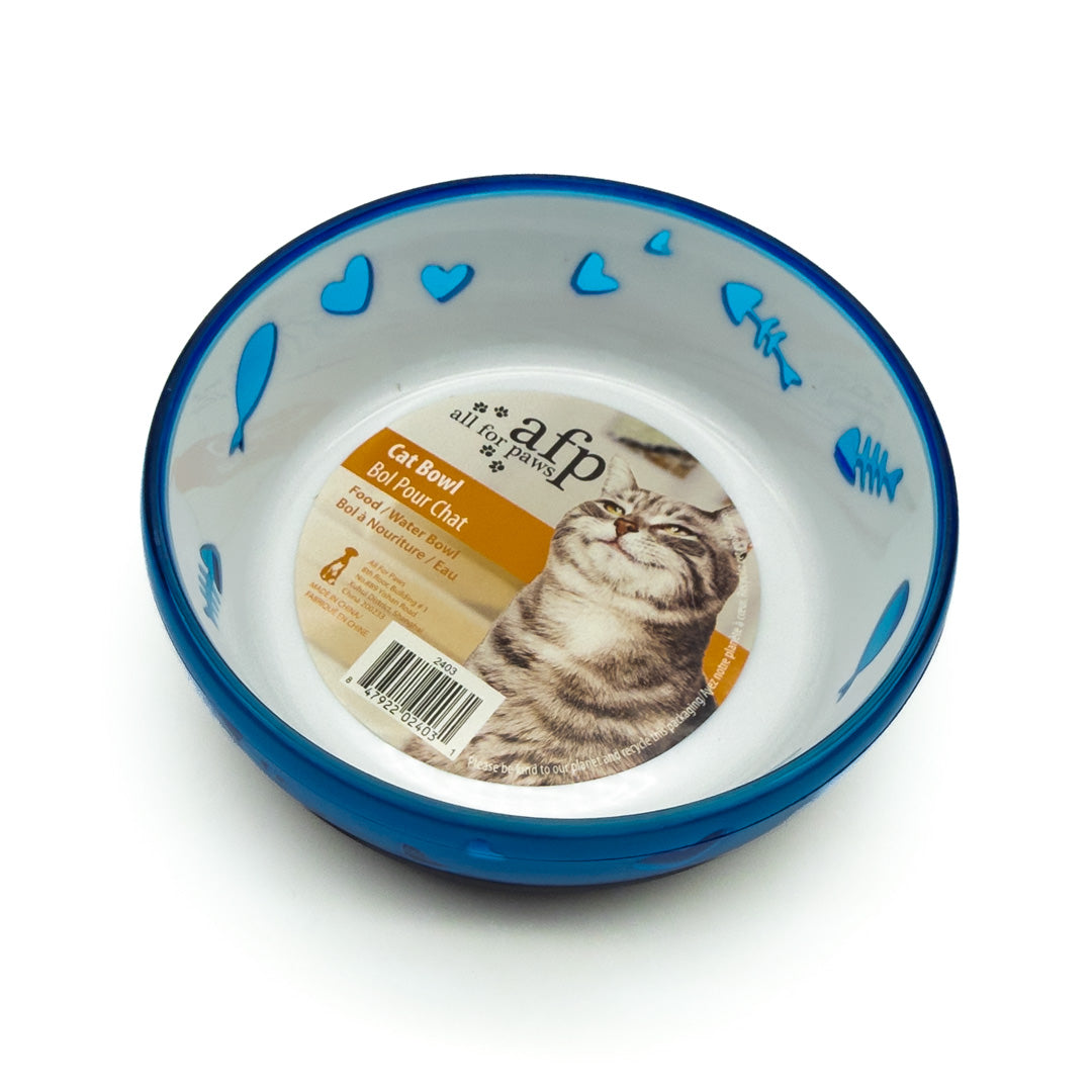 Bowl plato comedero/bebedero para gato AFP